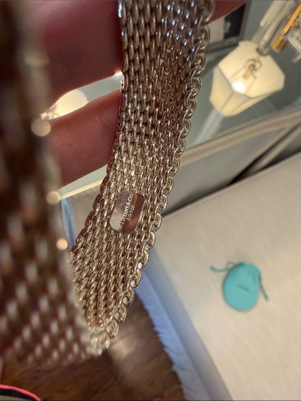 Tiffany & Co. Silver Mesh Somerset Bracelet - Silver - Picture 3 of 5